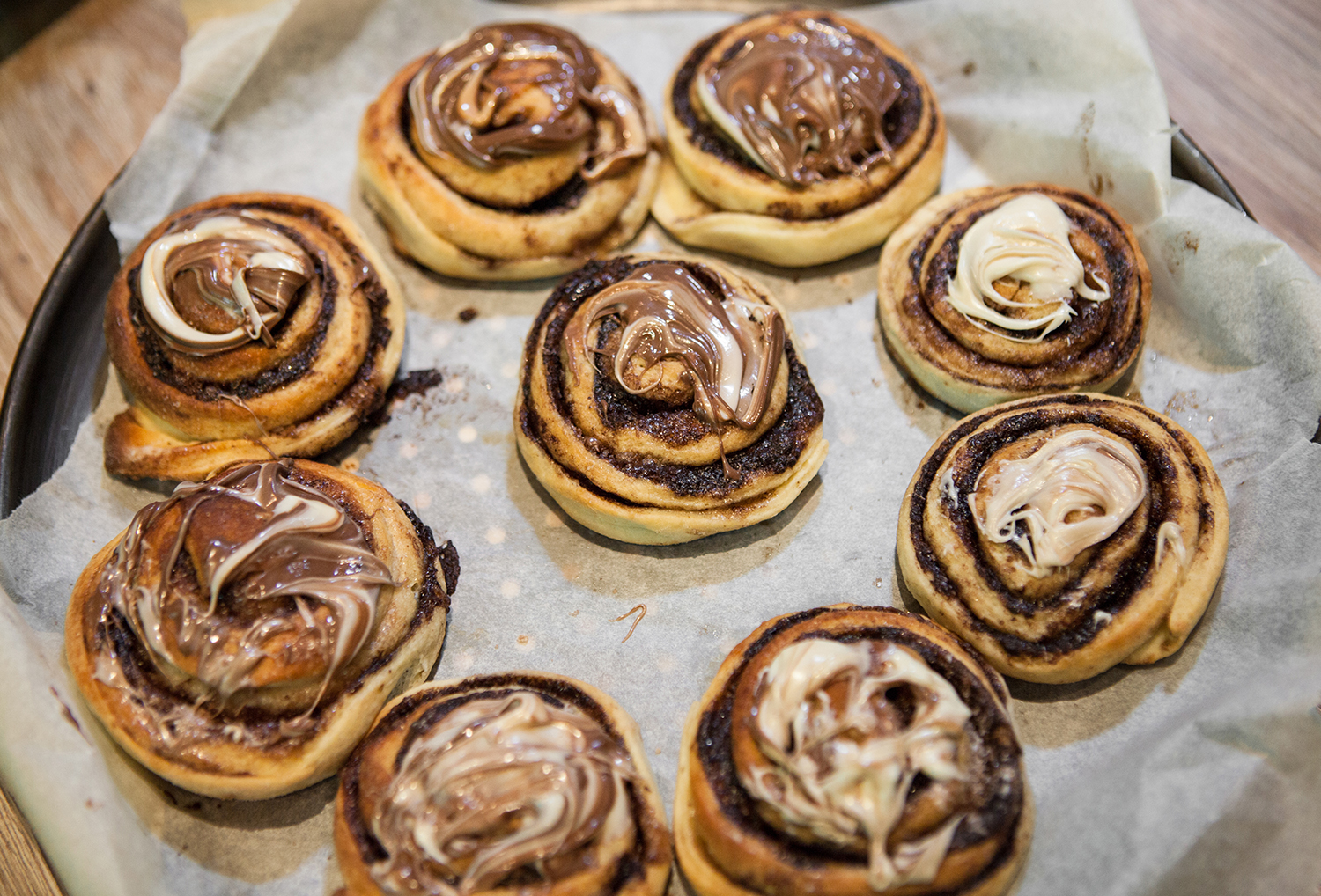 Gooey Nutella Scrolls