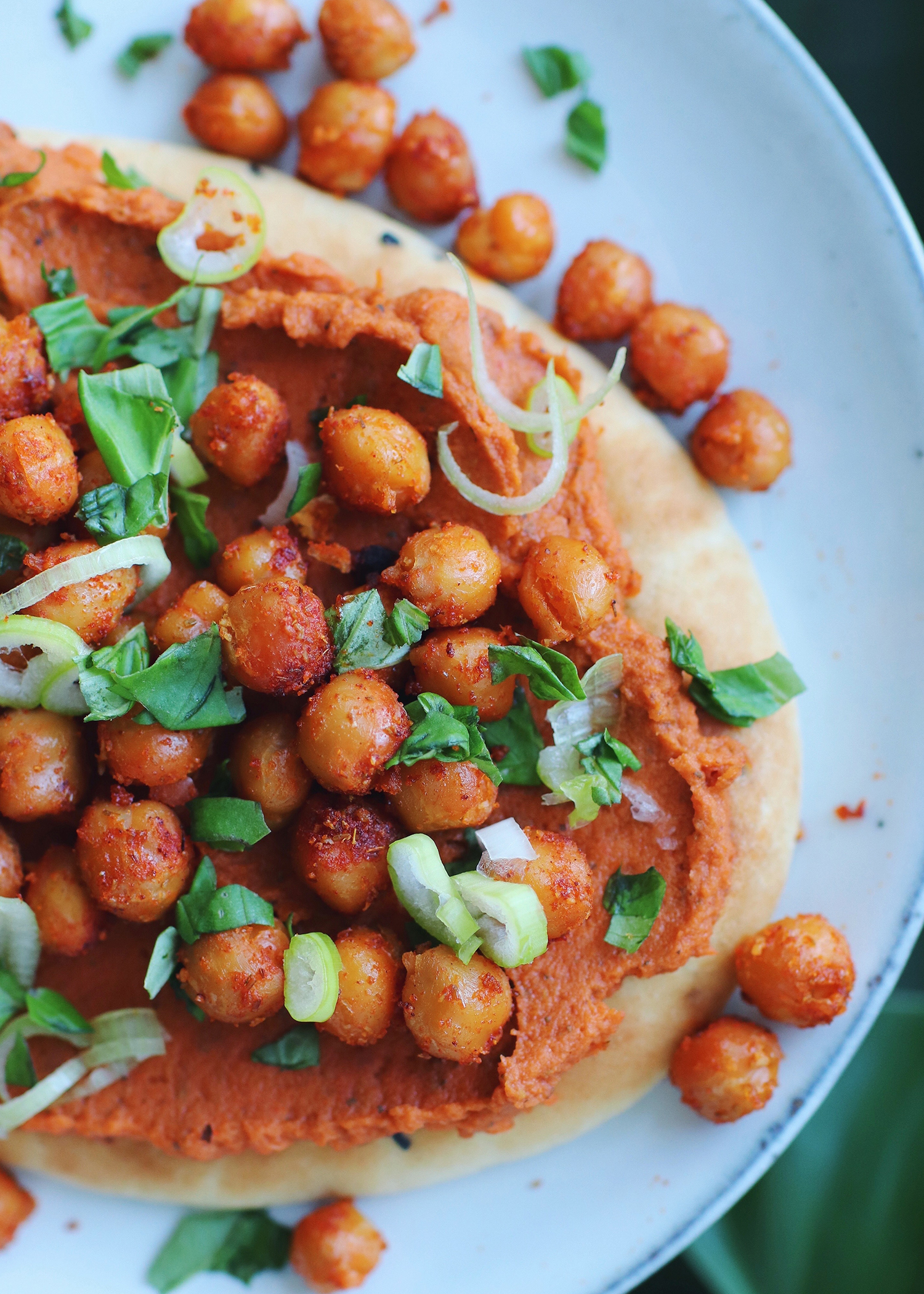 Spelt Margherita Pizza with Chickpeas